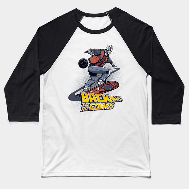 Back to the cosmos Baseball T-Shirt by Roni Nucleart